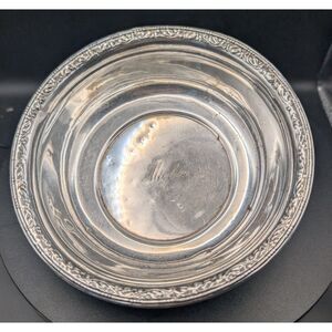 Wallace Sterling Bowl • 110 Pattern • 51.8g • Engraved “Meghan” • Silver